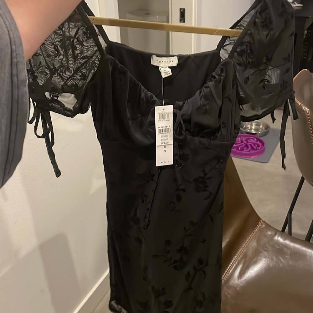 Brand New Top Shop Black Dress